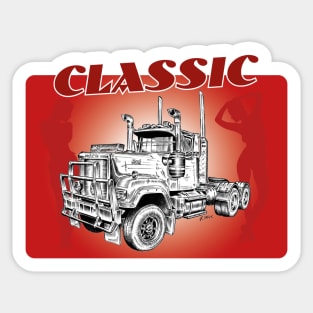 Mack truck design Sticker